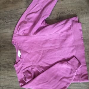 LOFT Pink Crewneck Sweatshirt